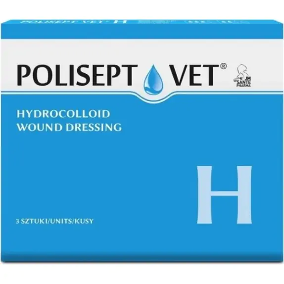Polisept Vet H opatrunek na rany dla psa i kota 3 opatrunki cena 34,90zł