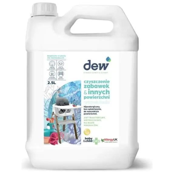 Środek dezynfekujący do zabawek i innych powierzchni 2,5 litra Dew cena 56,00zł