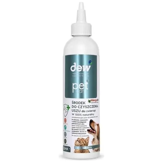 Środek do czyszczenia uszu dla zwierząt 250ml DEW cena 45,90zł