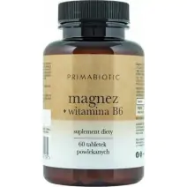 Primabiotic Magnez + witamina B6 60 tabletek cena 25,90zł