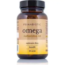 Primabiotic Omega + witamina D3 60 kapsułek cena 49,90zł