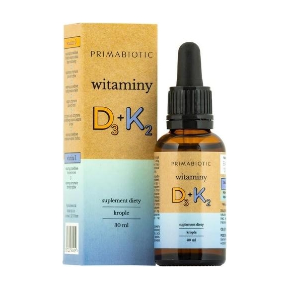 Primabiotic Witamina D3 + K2 krople 30 ml cena 44,90zł