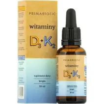 Primabiotic Witamina D3 + K2 krople 30 ml cena 44,90zł