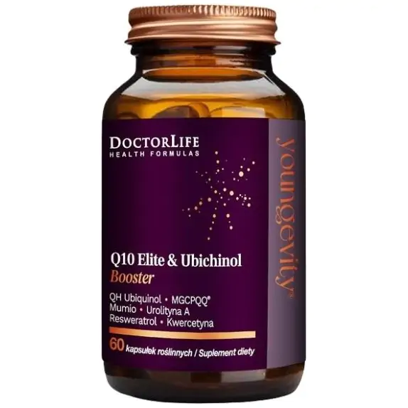 Doctor Life Koenzym Q10 Co-Q10 Elite & Ubichinol 60 kapsułek cena 145,90zł