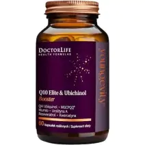 Doctor Life Koenzym Q10 Co-Q10 Elite & Ubichinol 60 kapsułek cena 145,90zł