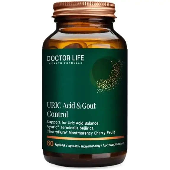 Doctor Life URIC Acid & Gout Control 60kapsułek cena 94,90zł