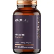 Doctor Life Mitorevital Urolityna A 500 mg 60 kapsułek cena 63,96$