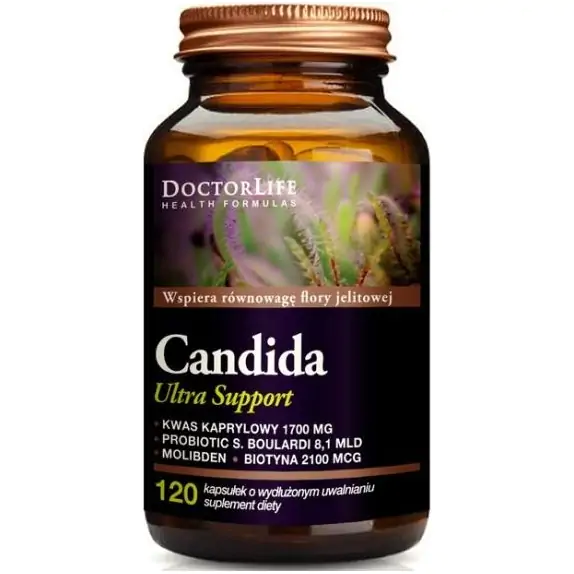 Doctor Life Candida Ultra Support 120 kapsułek cena 63,50zł