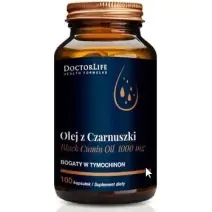Doctor Life Olej z czarnuszki 1000 mg 60 kapsułek cena 58,30zł