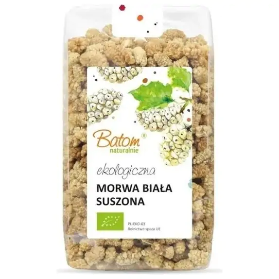 Batom Morwa biała suszona BIO 250g cena 23,49zł