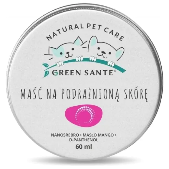 Green Sante naturalna maść na Podrażnioną skórę dla psa i kota 60ml cena 38,90zł