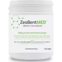 ZeoBentMED Zeolit + Bentonit proszek 400g PROMOCJA cena 125,00zł