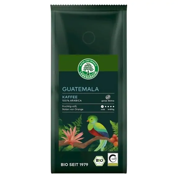 Kawa ziarnista Arabica 100% Gwatemala BIO 250 g Lebensbaum cena 47,80zł