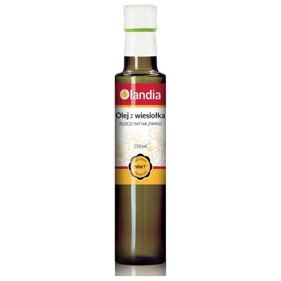 Olej z wiesiołka tłoczony na zimno 250 ml Olandia cena 58,25zł