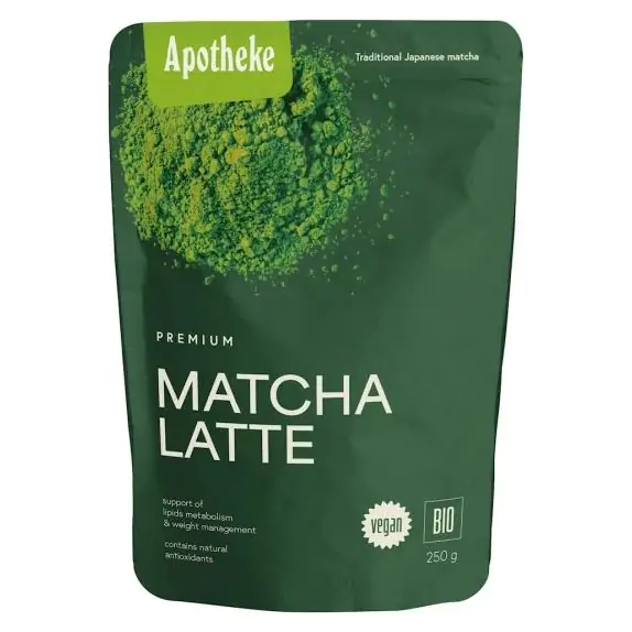 Matcha latte BIO 250 g Apotheke cena 53,00zł