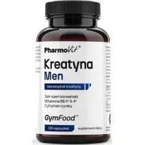 Kreatyna Men 125 kapsułek Pharmovit cena 38,65zł