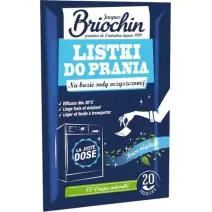 Listki do prania na bazie sody oczyszczonej zielona świeżość 20 sztuk Briochin cena 23,00zł