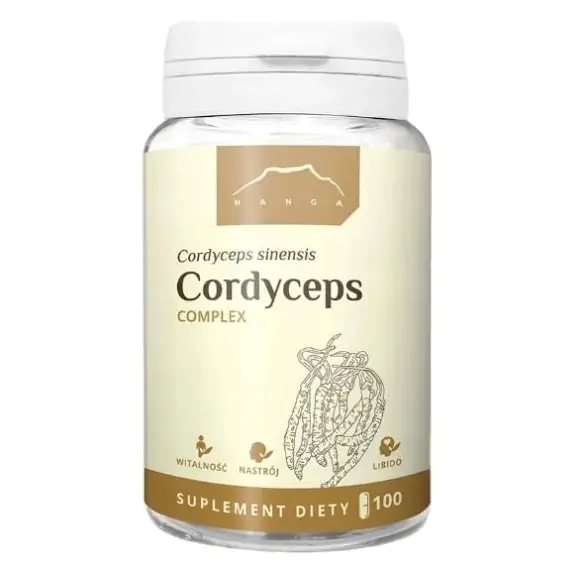 Nanga Cordyceps 500 mg 100 kapsułek cena 53,90zł