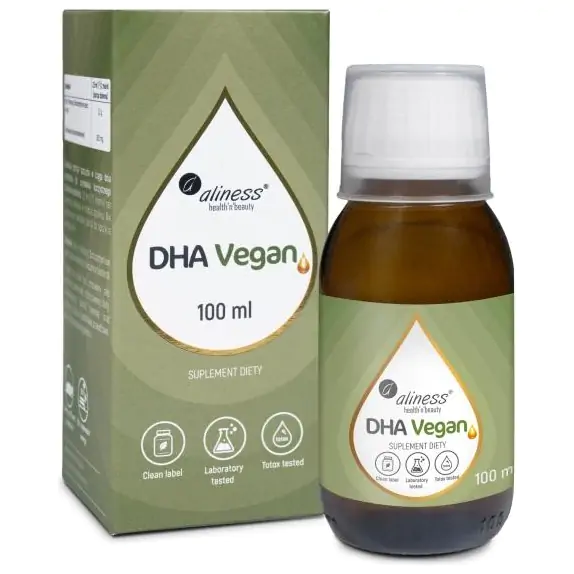 Aliness Vegan Omega 3 DHA 100 ml cena 99,90zł