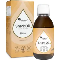 Aliness Shark Oil (olej z wątroby rekina) + Wit. A Wit. D3 o smaku cytrynowym 200 ml cena 69,90zł