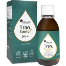 Aliness Tran (olej z dorsza) SENIOR + D3 4000 IU 200 ml cena 69,90zł