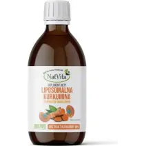NatVita Kurkumina Liposomalna standaryzowana ekstrakt 95% kurkuma 250 ml cena 89,00zł