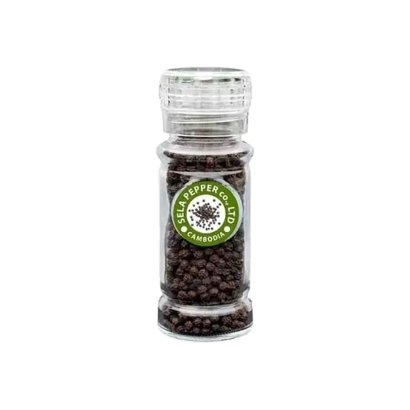 Pieprz czarny ziarnisty z Kambodży z młynkiem 71 g Sela Pepper cena 19,99zł