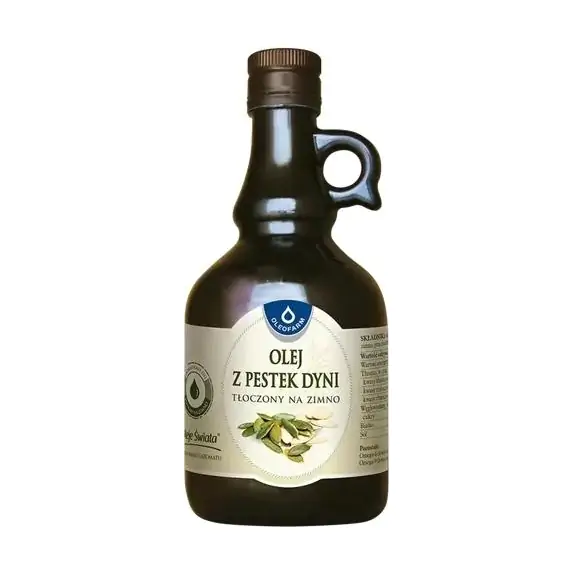 Olej z pestek dyni 500 ml Oleofarm cena 58,90zł