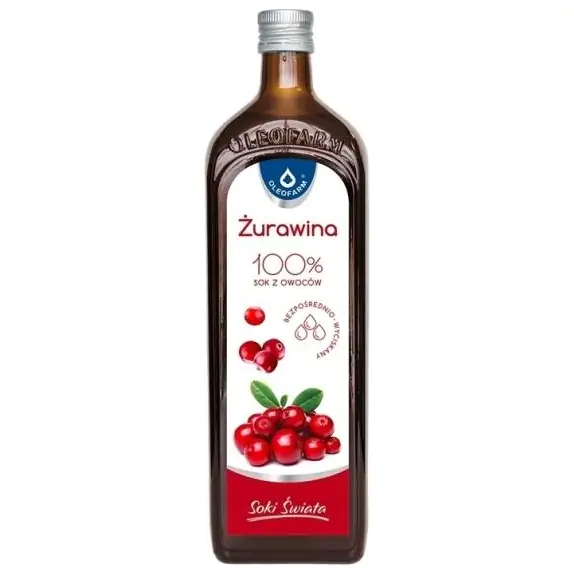 Sok z żurawiny 980 ml Oleofarm cena 63,30zł