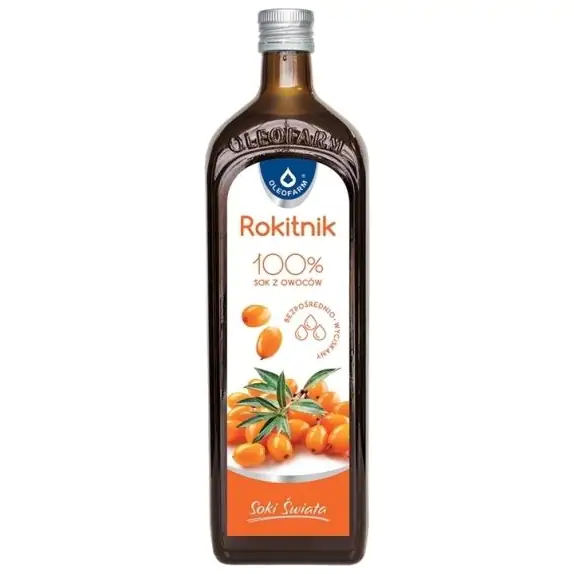 Sok z rokitnika 490 ml Oleofarm cena 30,00zł