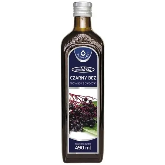 Sok z czarnego bzu 490 ml Oleofarm  cena 29,90zł