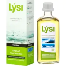 Lysi tran islandzki  o smaku cytryna-mięta 240 ml cena 55,85zł