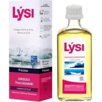 Lysi Tran islandzki Omega 3 EPA & DHA + Witaminy A, D, E smak Tutti fruttii 240 ml cena 60,49zł