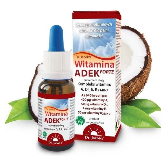 Dr Jacobs Witamina ADEK Forte 20 ml cena 107,90zł