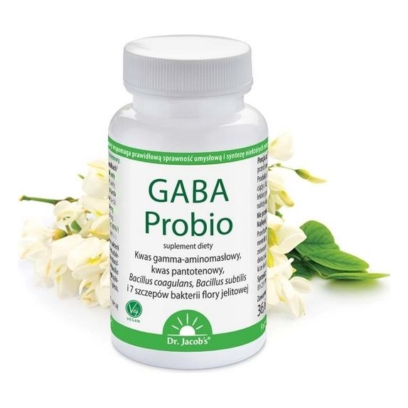 Dr Jacobs GABA Probio 60 kapsułek cena 77,90zł