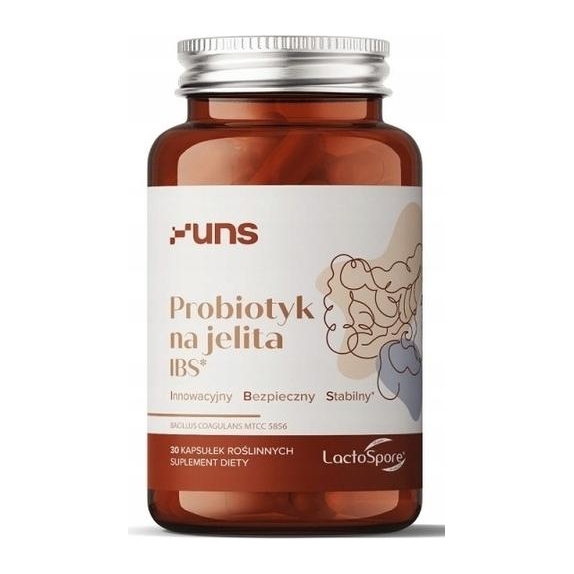 UNS Probiotyk na jelita IBS 30 kapsułek cena 14,82$