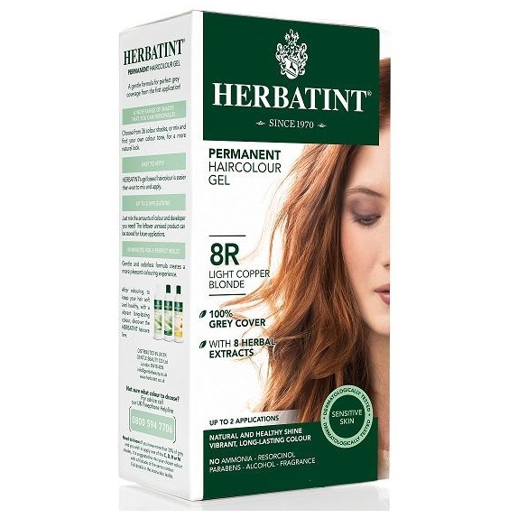 Farba 8R Light copper blonde 150 ml Herbatint cena 52,69zł