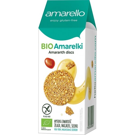 Amarelki bezglutenowe 72 g Amarello cena 7,99zł