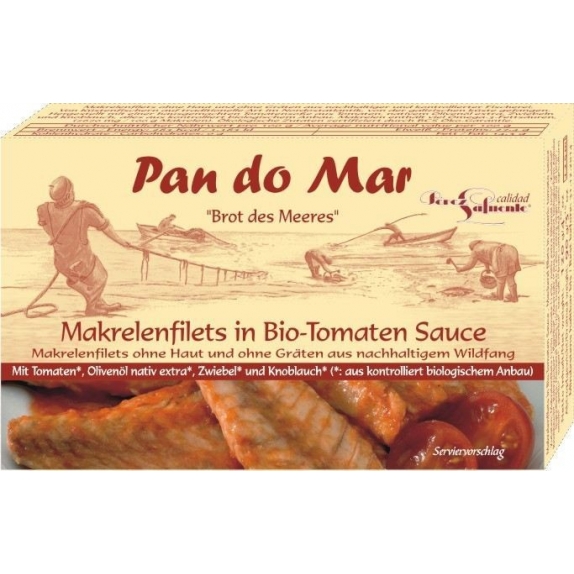 Makrela w sosie pomidorowym 120 g Pan do Mar cena 15,85zł