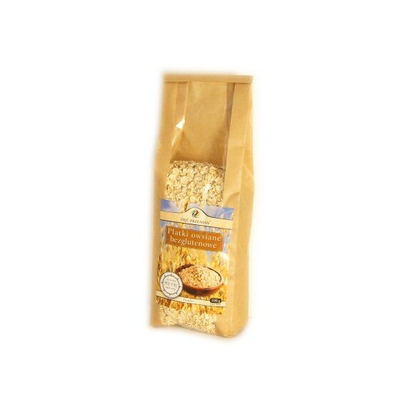 Płatki owsiane bezglutenowe jumbo 500 g Pięć Przemian cena 9,25zł