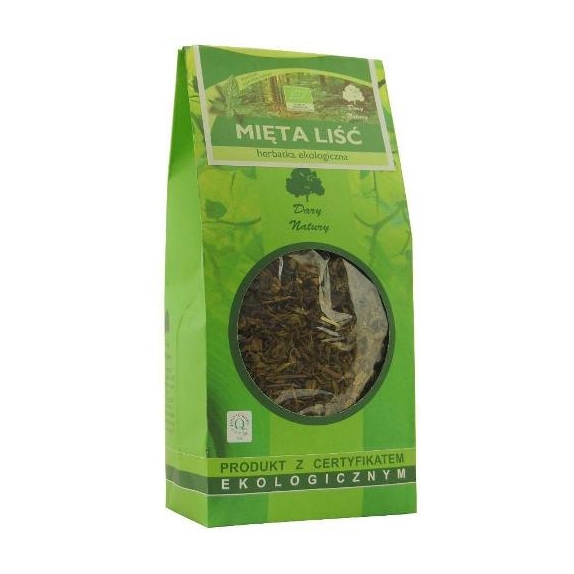 Mięta liść herbatka ekologiczna 100 g BIO Dary Natury cena 9,05zł