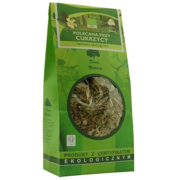 Herbata polecana przy cukrzycy 150 g BIO Dary Natury cena 19,99zł