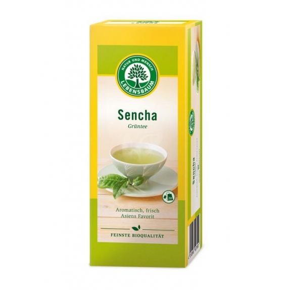 Herbata zielona sencha 20 saszetek x 1,5g BIO Lebensbaum cena €2,56