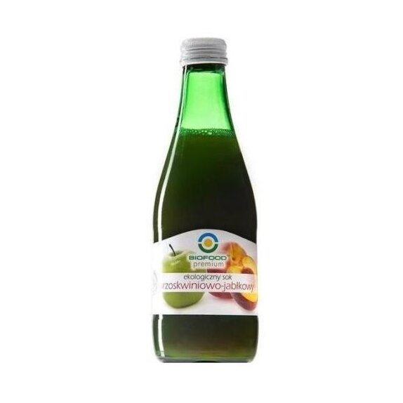 Sok brzoskwiniowo-jabłkowy 300 ml BIO Bio Food cena 7,99zł