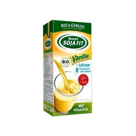 Napój sojowy waniliowy 1 l Soya fit cena 10,50zł