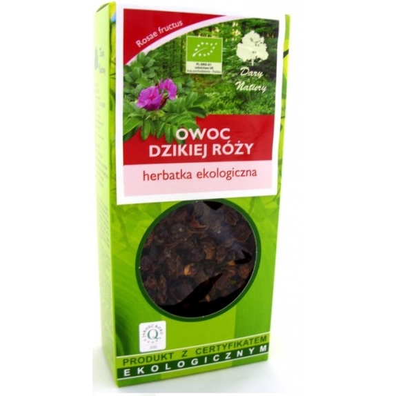 Herbatka dzika róża owoc 50 g BIO Dary Natury cena 8,40zł