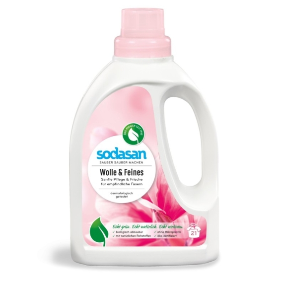 Sodasan płyn do prania wełny i delikatnych tkanin Wool detergent 750 ml  cena 28,50zł