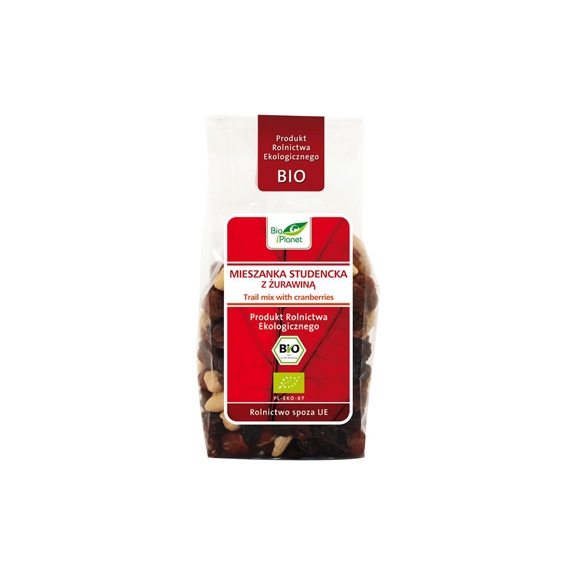 Mieszanka studencka z żurawiną 150 g BIO Bio Planet cena 12,19zł