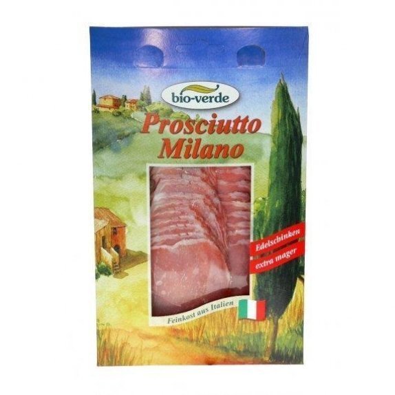 Szynka prosciutto Milano 80 g Bio Verde cena 16,49zł