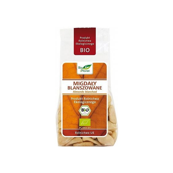 Migdały blanszowane 100 g BIO Bio Planet cena 9,85zł